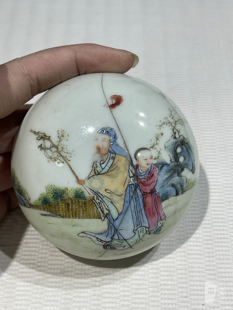 清代 粉彩文房瓷器一组十二件 - 图31